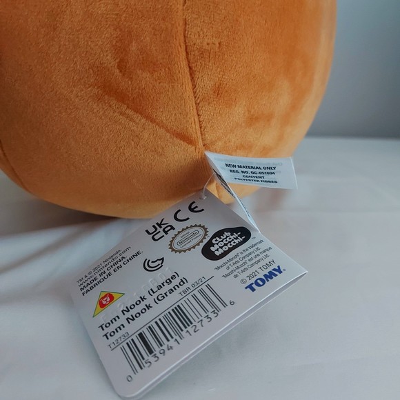 Animal Crossing Plush Pillow Head Tom Nook 15 Inch Club Mocchi Mocchi Nintendo - Picture 5 of 12
